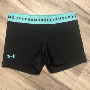 Under armour spandex shorts
